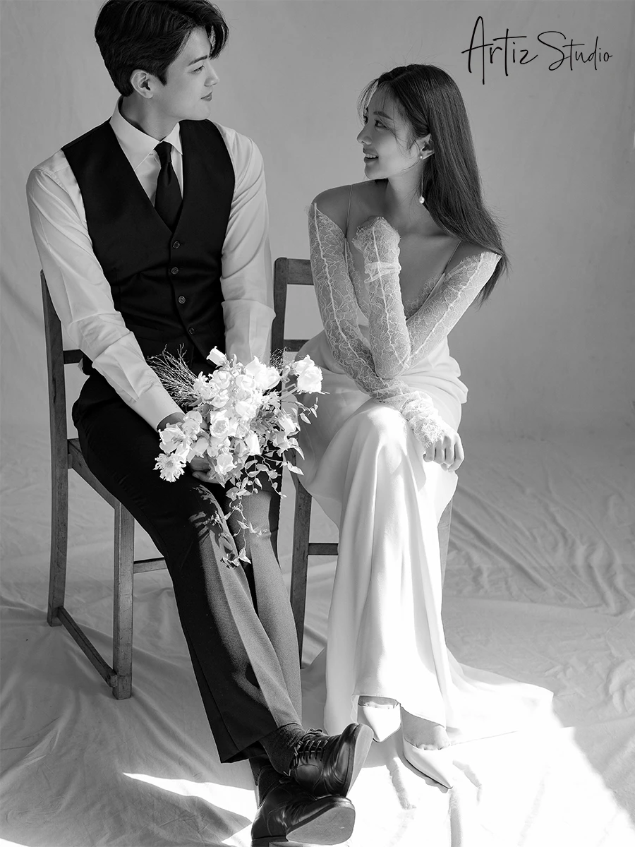 婚紗拍攝風格 14：黑白風格婚紗照